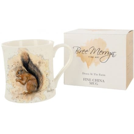 Bree Merryn China Mug - Sunny The Red Squirrel