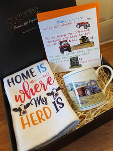 Farming, Herd, Tractor Hamper Dad - Birthday / Father's Day