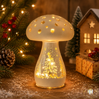 Magical Christmas LED Mushroom Small Gold