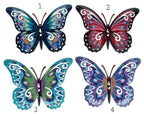 Garden Wall Art - Metallic Butterflies - Medium
