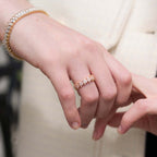 Vivienne - Cubic Zirconia Floral Gold Ring
