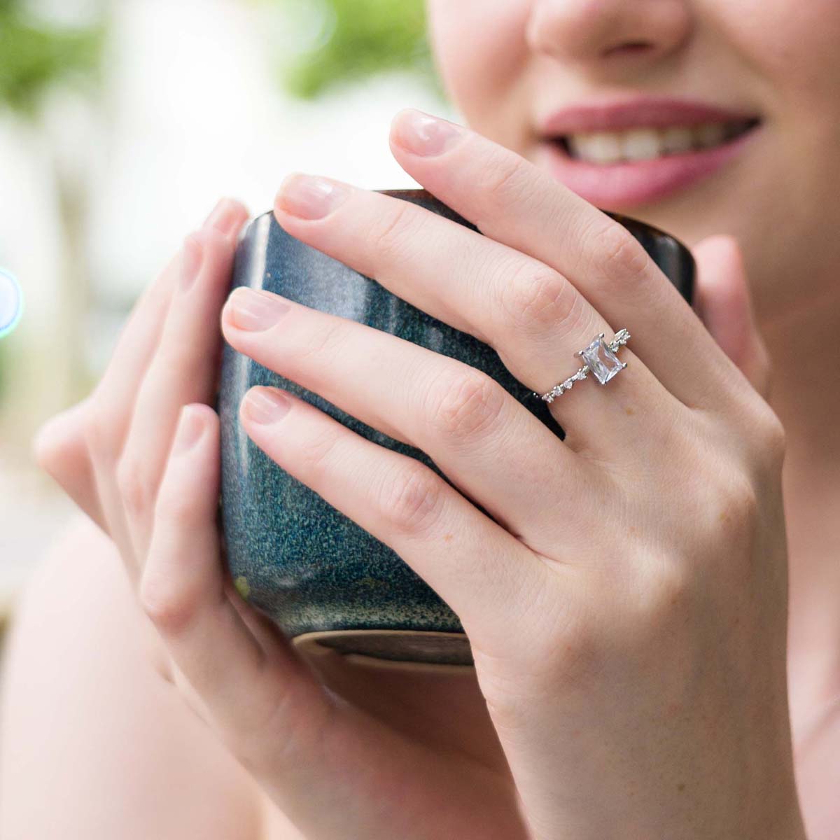 Vivienne - Cubic Zirconia & Crystal Silver Ring