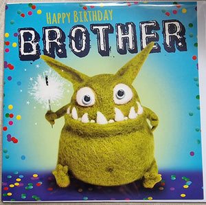 Happy Birthday Brother Card .
