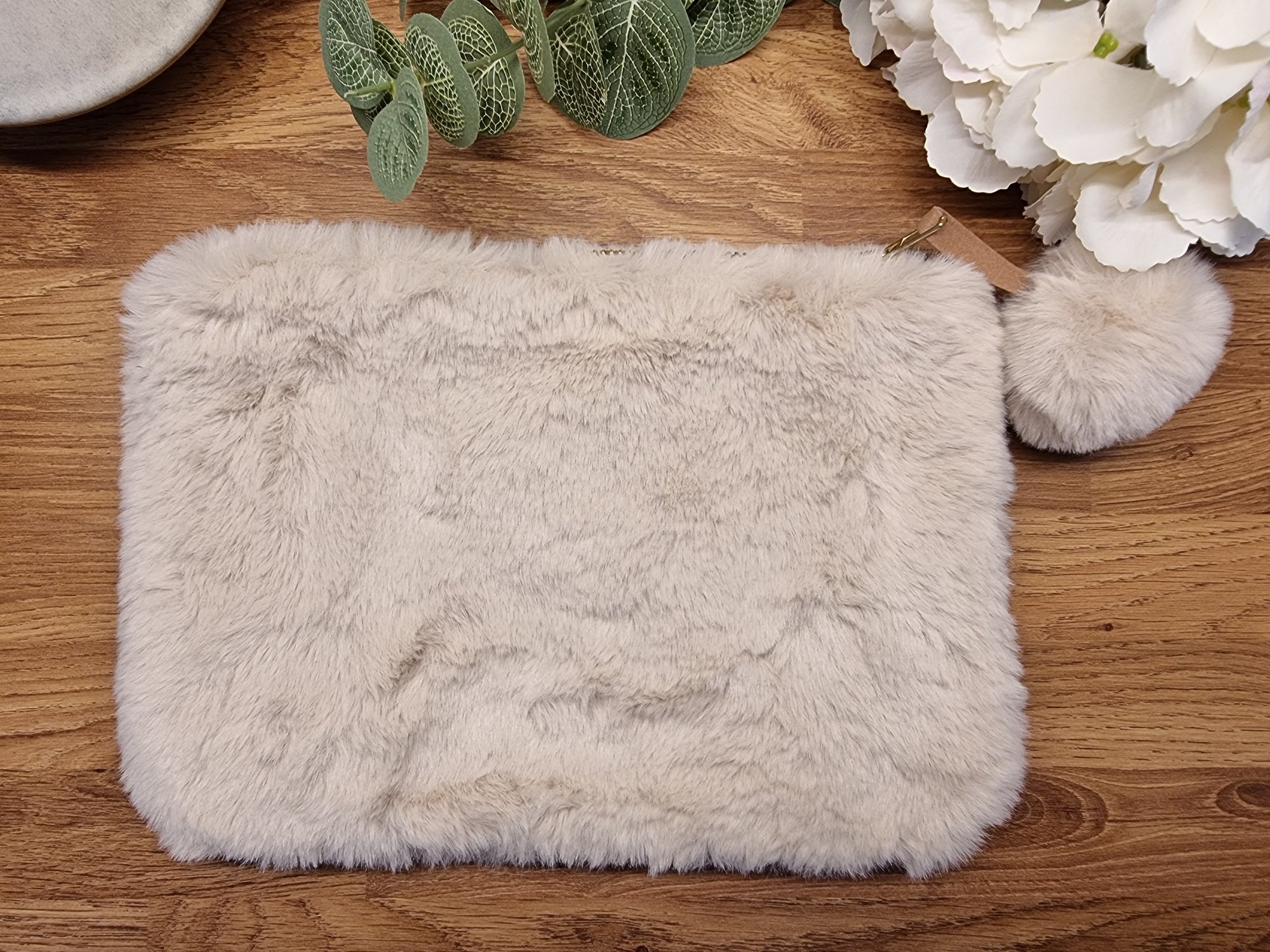 Faux Fur Make Up Bags
