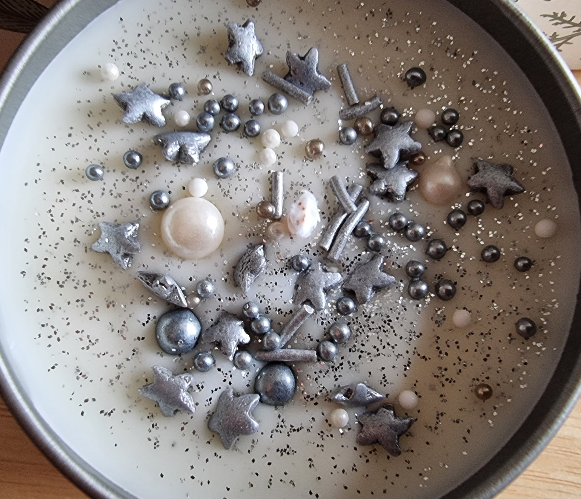 Sparkle Candle Tin - White Fig