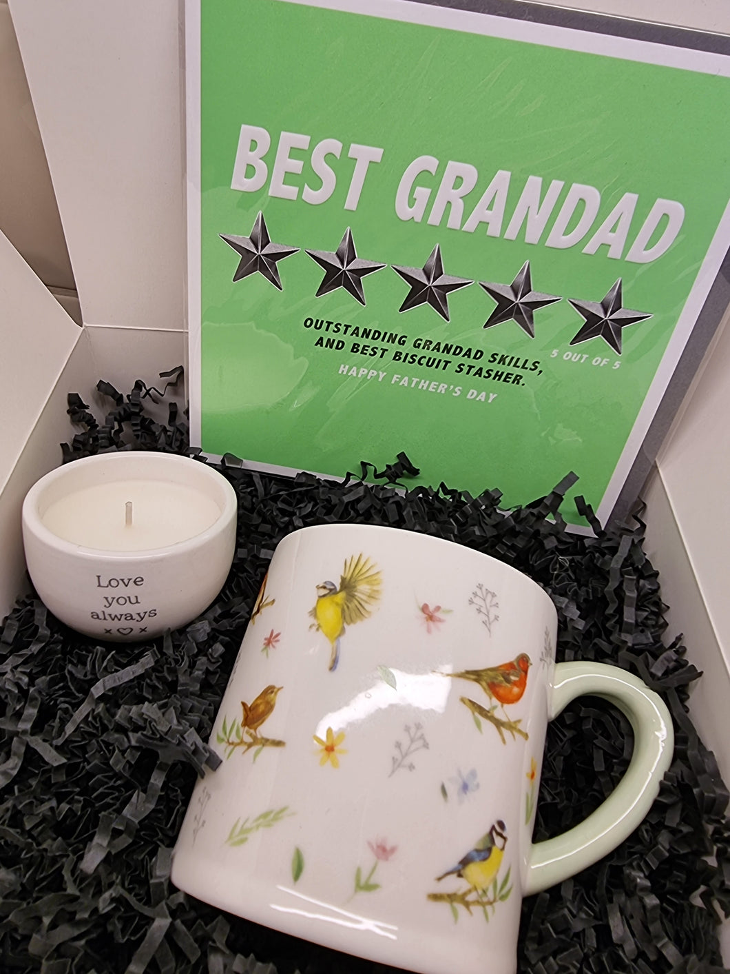 Grandad - Father's Day - Garden Birds Mug Gift Box