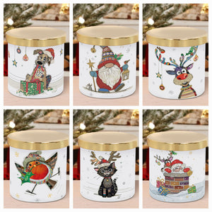 Christmas Bug Art Candles - PRE-ORDER