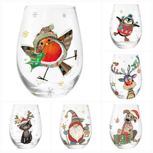 Load image into Gallery viewer, Christmas Bug Art Stemless Glass - PRE-ORDER
