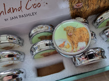 Load image into Gallery viewer, Highland Cow Pill Box - Jan Pashley
