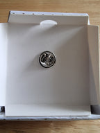 Poppy & Diamante Pin Brooch
