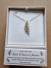 Load image into Gallery viewer, Back To Nature Delicate Leaf Gold Plated Necklace
