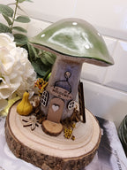 Mushroom Cottage With Gourd & Ladders or Squirrel & Acorn