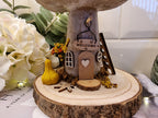 Mushroom Cottage With Gourd & Ladders or Squirrel & Acorn