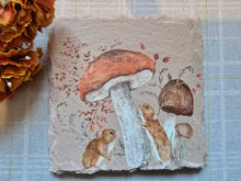 Load image into Gallery viewer, Woodland Animals Slate Coasters
