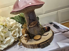 Load image into Gallery viewer, 2nd Mushroom Cottage With Squirrel
