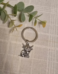 Highland Cow Keyring