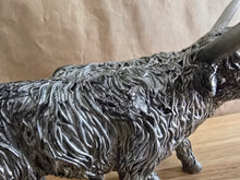 Load image into Gallery viewer, 2nd Silver Highland Cows Ornament
