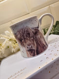 Bree Merryn China Mug - Highland Cow - Bonnie