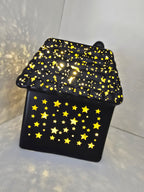 Bright Christmas LED House Black