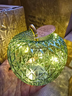 Diamond Cut LED Green Apple