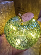 Diamond Cut LED Green Apple