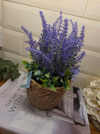Faux Purple Lavender Plant