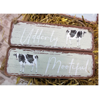 Farm Animal Signs - Cow, Pig, Chicken & Duck