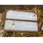 Farm Animal Signs - Cow, Pig, Chicken & Duck