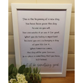2nd Let It Be Something Good - Framed Print