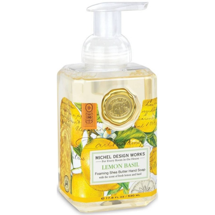Lemon Basil Foaming Hand Soap by Michel Design Works