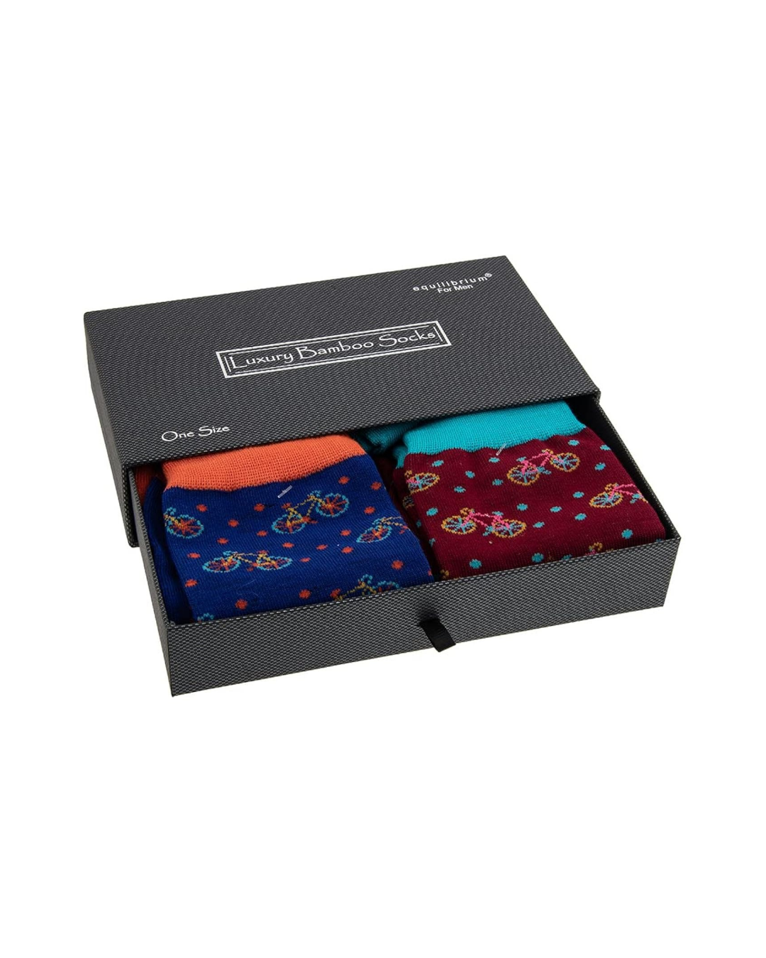 Men's Bamboo Socks Gift Box - Cycling