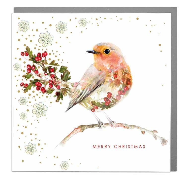 Christmas Card - Robin