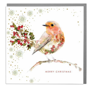 Christmas Card - Robin .