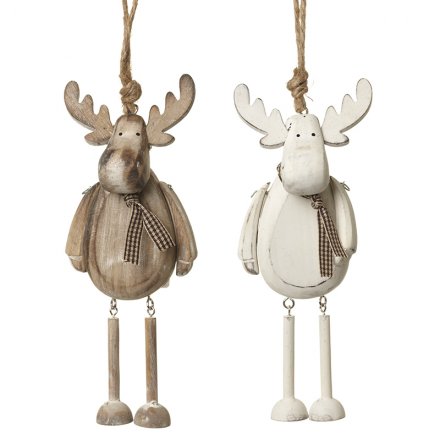 Hanging Wooden Reindeer