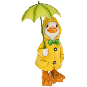 Lola The Garden Duck With Brolly