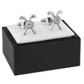 Equilibrium EQ For Men Golf Cufflinks Silver Tone