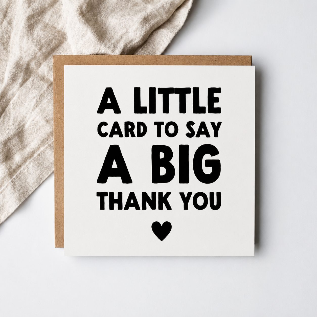 Thank You Card - Big Thank You