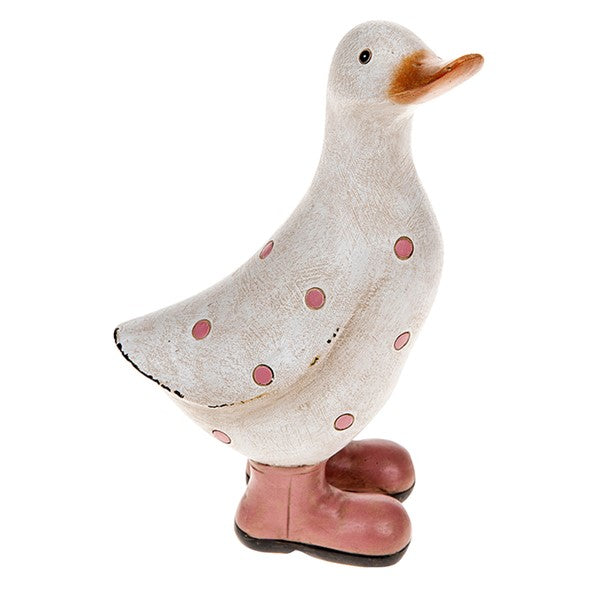 Garden Duck - Polka Dot Pink - Small