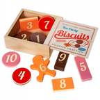 Traditional Wooden Toy - Biscuits With Numbers