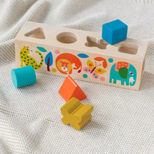 Load image into Gallery viewer, Wooden shape sorter - Wild Wonders
