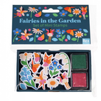 Set of mini stamps - Fairies in the Garden