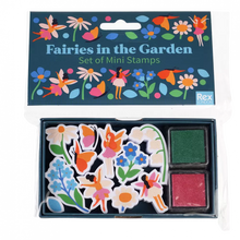 Load image into Gallery viewer, Set of mini stamps - Fairies in the Garden
