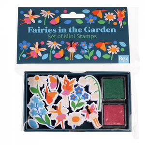 Set of mini stamps - Fairies in the Garden