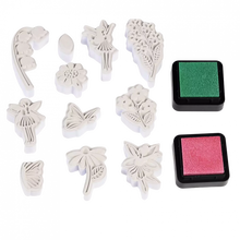 Load image into Gallery viewer, Set of mini stamps - Fairies in the Garden
