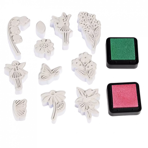 Set of mini stamps - Fairies in the Garden