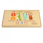 Wooden puzzle - Colourful Creatures