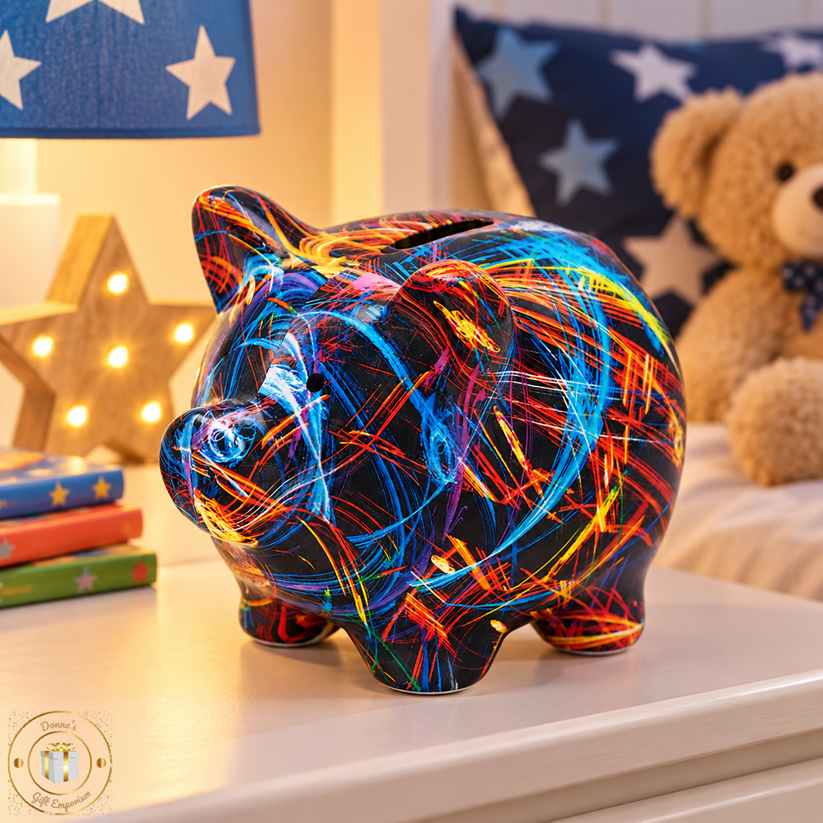 Supernova Pig Piggy Bank Money Box
