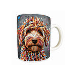 Aquamarine Labradoodle Dog Mug