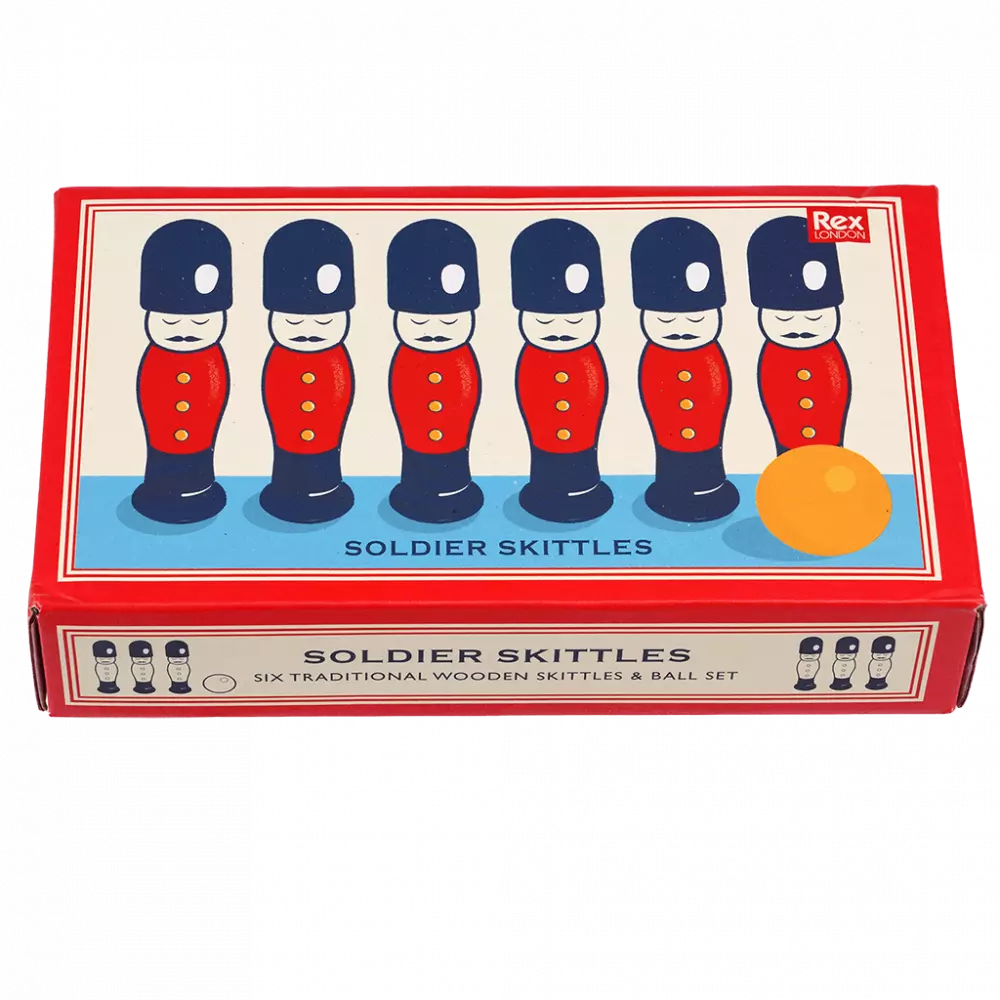 Soldier Skittles Wooden Toy