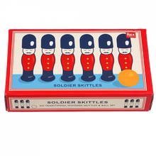 Load image into Gallery viewer, Soldier skittles wooden toy
